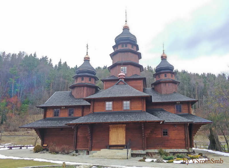 Ильинская церковь, Буковель в марте, горнолыжный курорт, Украина, vsmthsmb, J!EPIAG, jepiag, blog, Ukraine, речка, Карпаты, Буковель, храмы, Яремче, 