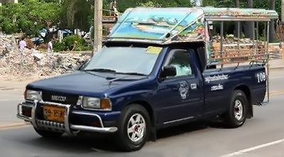 tuk-tuk, songteo, thailand, vehicle, pattaya, Паттайя, Таиланд, тук-тук, сонгтео, средство передвижения в таиланде