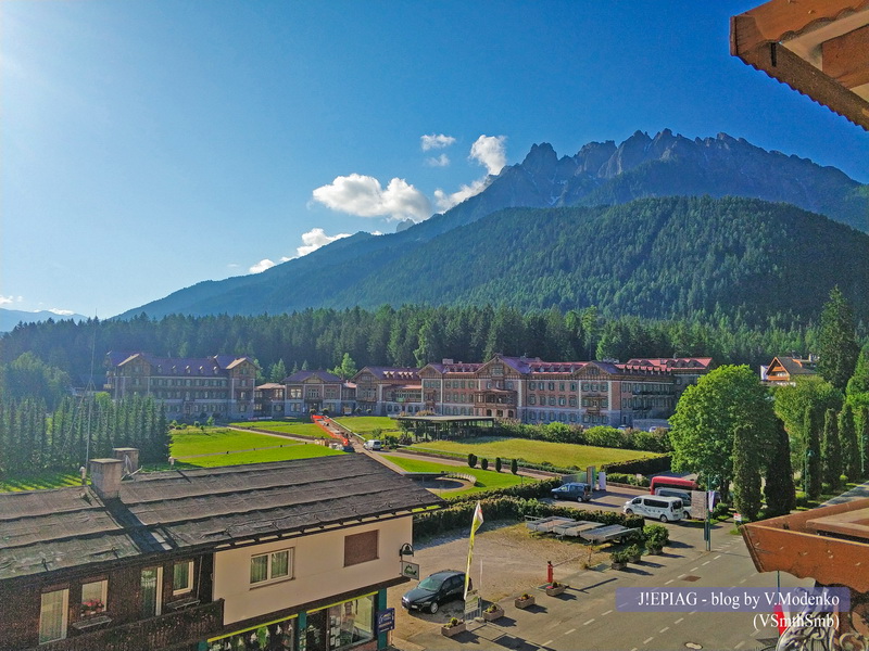 Apparthotel Germania, вид из окна, Доломиты, туры в Доломитовые Альпы, The Dolomites, горный массив, отдых в горах, цены на тур, отдых в горах, итальянские Альпы, jepiag, J!EPIAG, блог о путешествиях, отзыв Валерии Моденко, Доббиакко, Добьячо, 