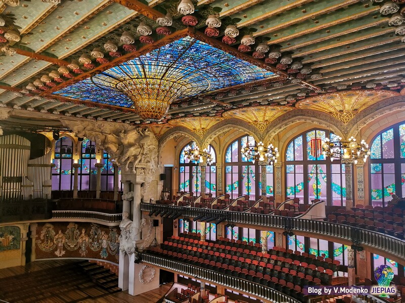 идеи для фото барселона, Дворец каталонской музыки Palau de la Música Catalana, Valeriia Modenko, Валерия Моденко, Валерія Моденко (6)